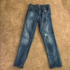 Goodfellow lightly distressed blue jeans